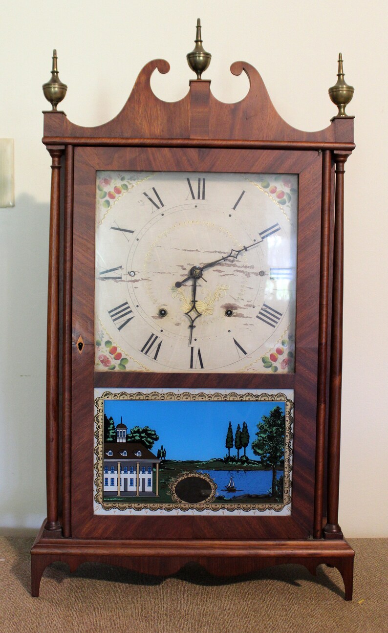 Antique Period Seth Thomas Pillar and Scroll Clock Etsy