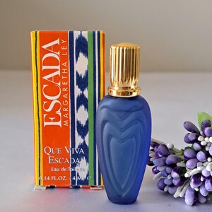 ESCADA Que viva Escada Edt vintage 1997, miniature 4 ml with box