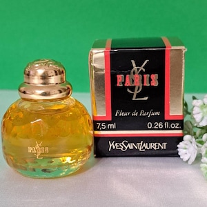 PARIS Yves Saint Laurent Fleur de Parfum, vintage perfume, miniature Edt 7.5 ml with box