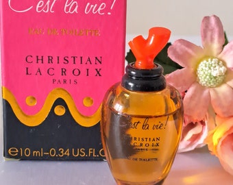 C'est la vie! by Christian Lacroix EDP vintage perfume, miniature 10 ml with box