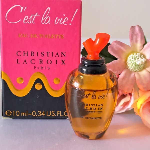 C'est la vie! by Christian Lacroix EDP vintage perfume, miniature 10 ml with box