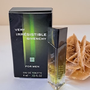 Very Irresistible Givenchy Edt Men, Vintage Miniature Perfume 4ml with Box