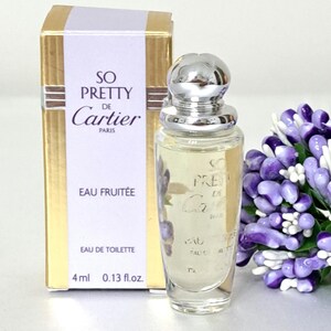 Cartier so Pretty Eau Fruitee Vintage Perfume 1995, Miniature Ml