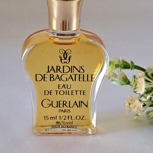 Jardins de Bagatelle by Guerlain Edt women vintage perfume, miniature 15 ml without box