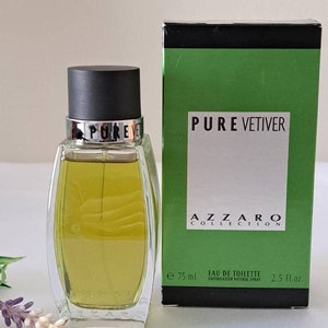 Azzaro Pure Vetiver Parfüm für Männer, 75 ml Edt Spray Vintage
