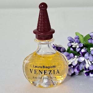 VENEZIA by Laura Biagiotti Edt vintage perfume, miniature 5 ml without box