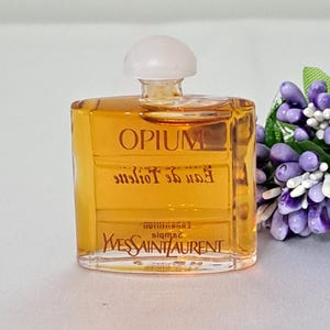Opium Yves Saint Laurent vintage perfume 1977, miniature Edt 7.5 ml without box