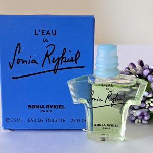 L'Eau de Sonia Rykiel by Sonia Rykiel Edt vintage women's perfume, miniature Edt 7.5 ml with box