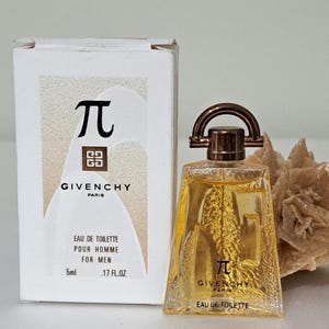 Pi by Givenchy for men perfume Edt vintage 1986, miniature 5 ml with box