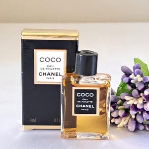 Chanel Coco Edt vintage perfume, miniature 4 ml with box