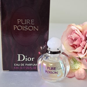Pure Poison Dior Edp vintage 1985, miniature perfume 5 ml with box