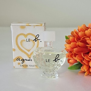 Le B di Agnes B Edt vintage perfume, miniature 5 ml with box