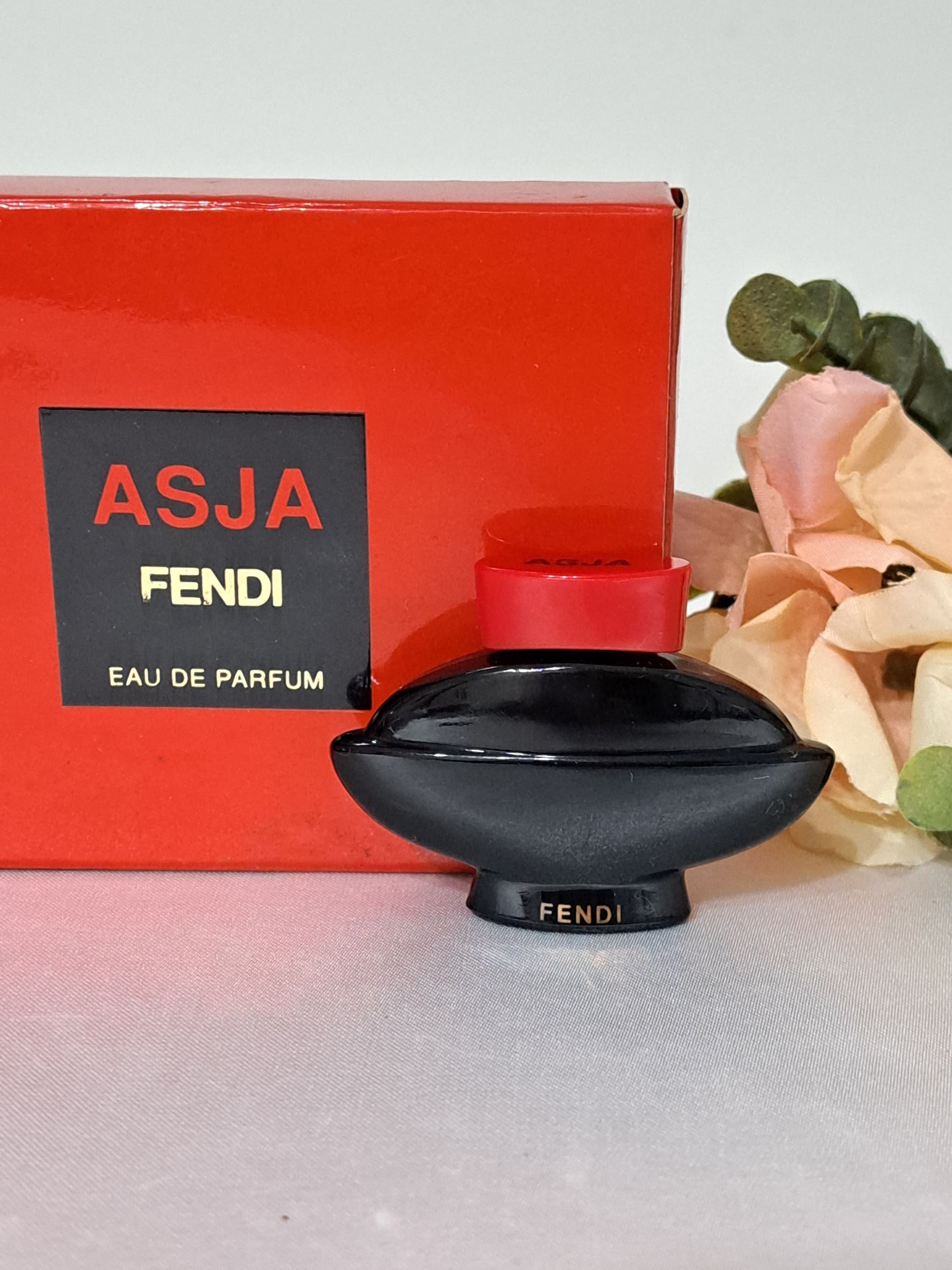 Asja by Fendi Donna EDP vintage perfume 1982 miniature 5 ml with box