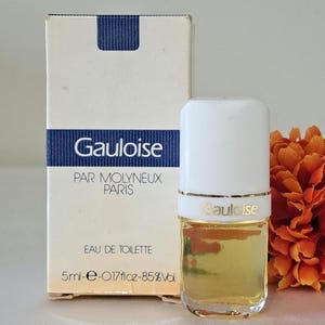Gauloise par Molyneaux, vintage women's perfume, miniature Edt 5 ml with box