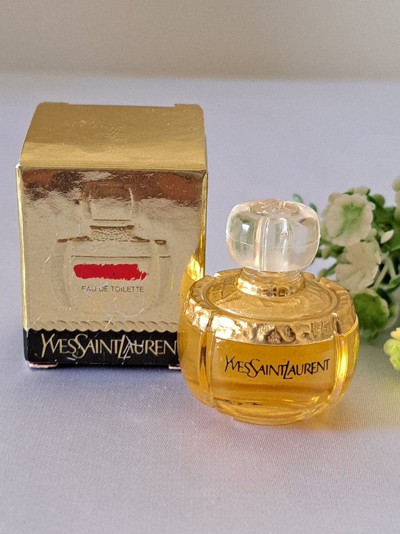 Yvresse Champagne YSL Edt vintage perfume, miniature 4 ml with box image 1