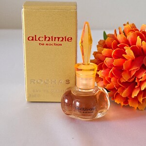 Alchimie Rochas vintage perfume 1989, miniature 5 ml with box