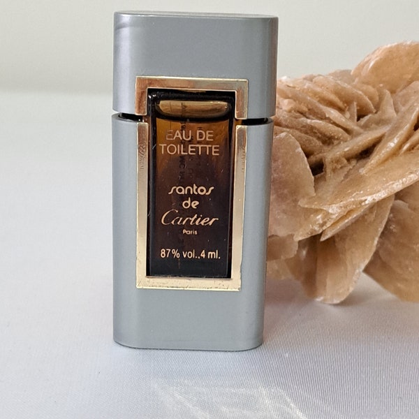 Santos de Cartier vintage perfume 1995, miniature 4 ml without box