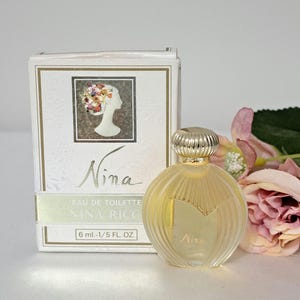 Nina by Nina Ricci Edt vintage perfume, miniature 6 ml with box