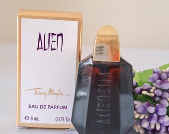 Alien by Thierry Mugler EDP vintage perfume 1992, miniature 6 ml with box