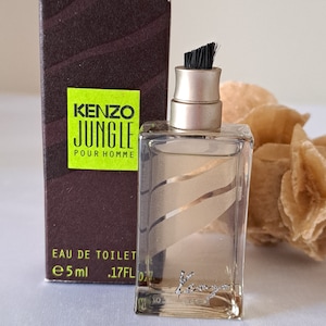 Kenzo Jungle pour Homme Edt miniature perfume 5ml vintage, with box