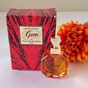 GEM by Van Cleef&Arpels vintage extrait perfume, miniature 2 ml with box