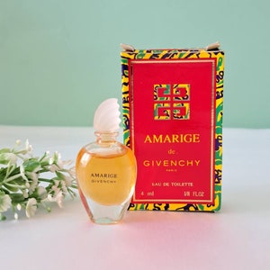 Givenchy Amarige Edt, miniature vintage perfume 4ml with box