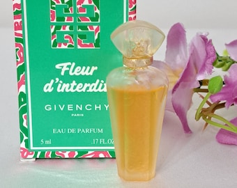 Givenchy Fleur d'intensity EDP miniature vintage perfume 5 ml with box