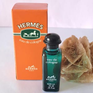 Hermes Eau de cologne Edc unisex vintage perfume, miniature 7.5 ml with box