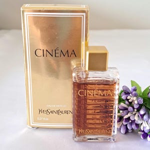 Cinema Yves Saint Laurent vintage perfume, miniature Edp 8 ml with box