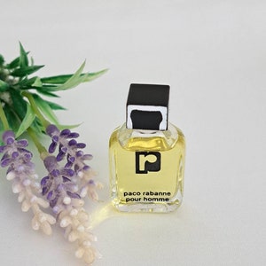 Paco Rabanne Pour Homme Edt vintage perfume, miniature Edt 4 ml without box
