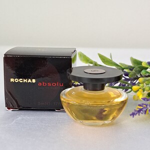 Absolu Rochas vintage perfume 2000, miniature 5 ml with box