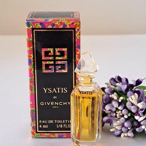 Givenchy Ysatis Edt vintage perfume 1984, miniature 4 ml with box