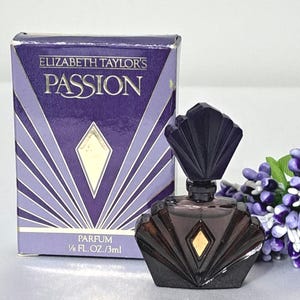 Passion by Elizabeth Taylor Parfum, miniature perfume 3ml with box