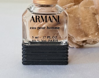 Armani Eau pour Homme Edt vintage perfume, miniature 5 ml without box
