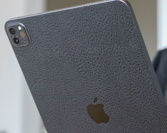 iPad Black Leather Skin