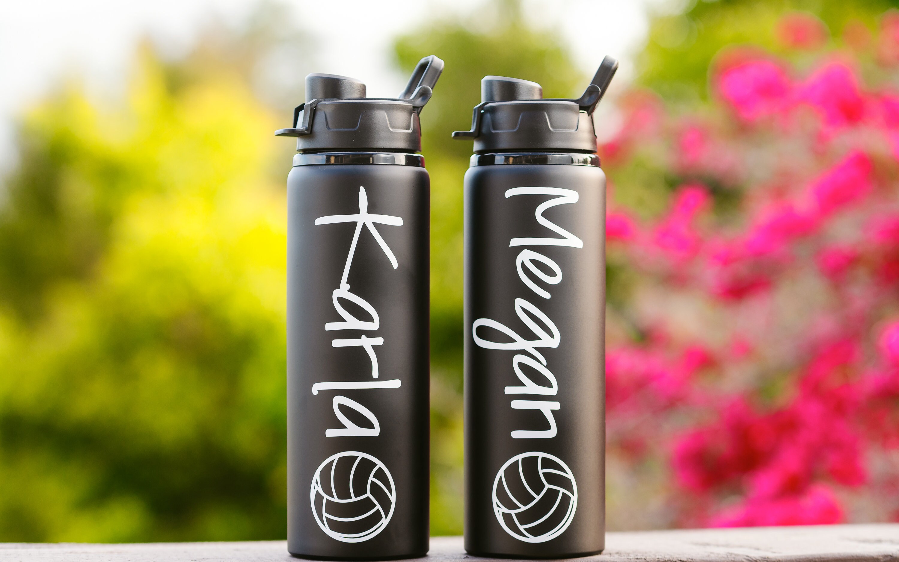 Volleyball Personalized water bottle custom water bottle Etsy