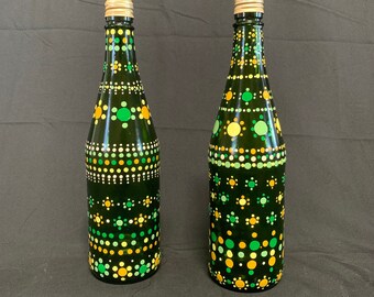 Mandala Bottles Etsy mandala bottles etsy