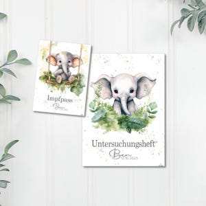 U Heft und Impfpass Hülle - Personalisierte Babygeschenke - Geschenkideen zur Geburt - Impfpass Hülle - U Heft Hülle - für Kinder - Tiere