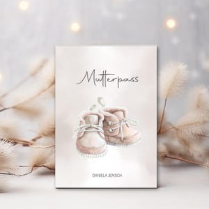 Mutterpasshülle - Geschenke für werdende Mama - Geschenk zur Schwangerschaft - personalisierte Geschenke für Mama - Mutterpass Hülle