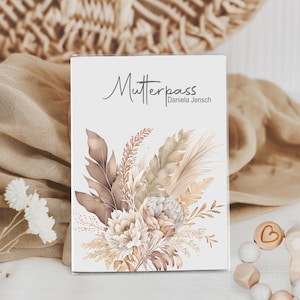 Mutterpasshülle - Geschenke für werdende Mama - Geschenk zur Schwangerschaft - personalisierte Geschenke für Mama - Mutterpass Hülle