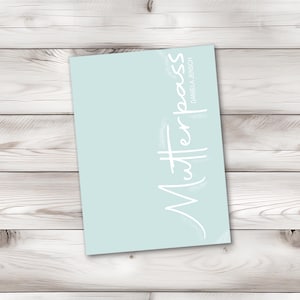 Mutterpasshülle - Geschenke für werdende Mama - Geschenk zur Schwangerschaft - personalisierte Geschenke für Mama - Mutterpass Hülle