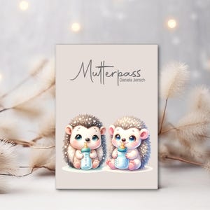 Mutterpasshülle - Geschenke für werdende Mama - Geschenk zur Schwangerschaft - personalisierte Geschenke für Mama - Mutterpass Hülle