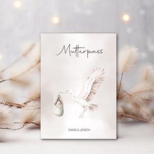 Mutterpasshülle - Geschenke für werdende Mama - Geschenk zur Schwangerschaft - personalisierte Geschenke für Mama - Mutterpass Hülle