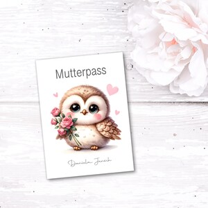 Mutterpasshülle - Geschenke für werdende Mama - Geschenk zur Schwangerschaft - personalisierte Geschenke für Mama - Mutterpass Hülle