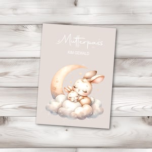 Mutterpasshülle - Geschenke für werdende Mama - Geschenk zur Schwangerschaft - personalisierte Geschenke für Mama - Mutterpass Hülle
