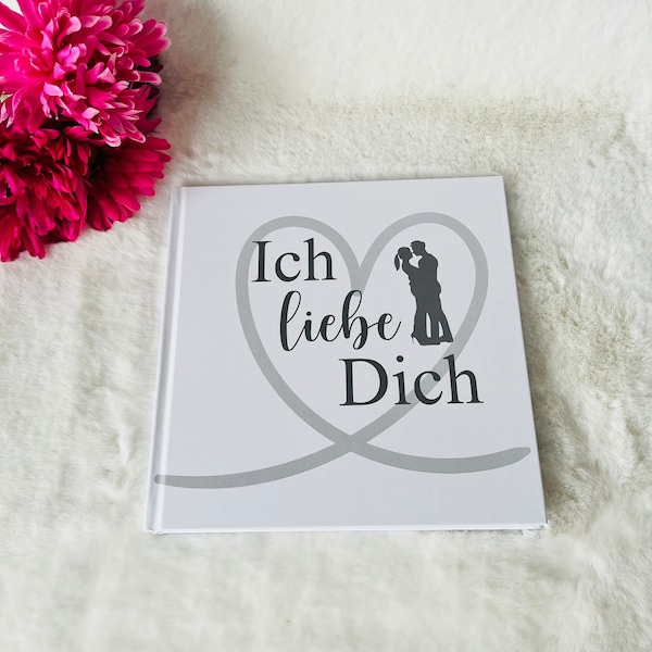 Erinnerungsalbum - Fotoalbum - Album für Paare - Ich liebe Dich