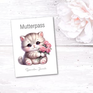 Mutterpasshülle - Geschenke für werdende Mama - Geschenk zur Schwangerschaft - personalisierte Geschenke für Mama - Mutterpass Hülle