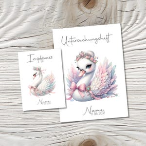U Heft und Impfpass Hülle - Personalisierte Babygeschenke - Geschenkideen zur Geburt - Impfpass Hülle - U Heft Hülle - für Kinder