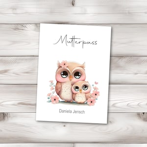 Mutterpasshülle - Geschenke für werdende Mama - Geschenk zur Schwangerschaft - personalisierte Geschenke für Mama - Mutterpass Hülle