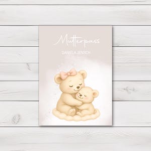 Mutterpasshülle - Geschenke für werdende Mama - Geschenk zur Schwangerschaft - personalisierte Geschenke für Mama - Mutterpass Hülle